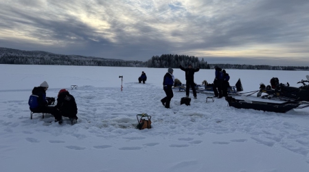 Op bezoek in Vuokatti – IJs-vissen